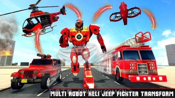 应急消防机器人3D截图4