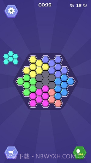 六角形拼图游戏截图2