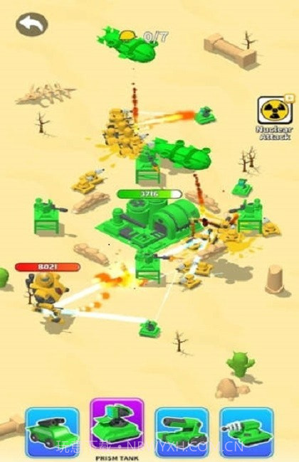 玩具军平局防御截图1