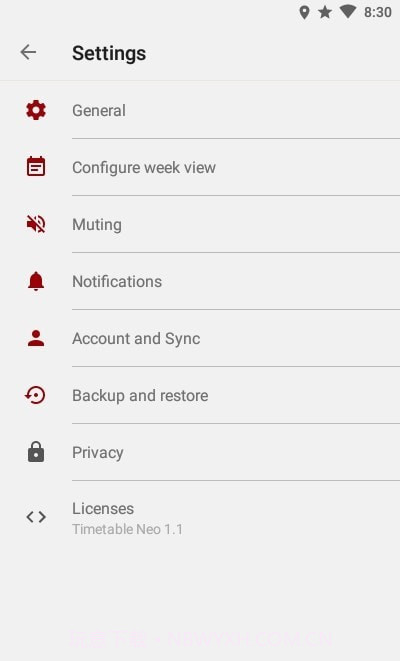 Timetable Neo课程表截图3