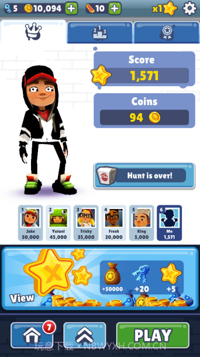 地铁跑酷黑色金币版截图1 地铁跑酷黑色金币版截图1