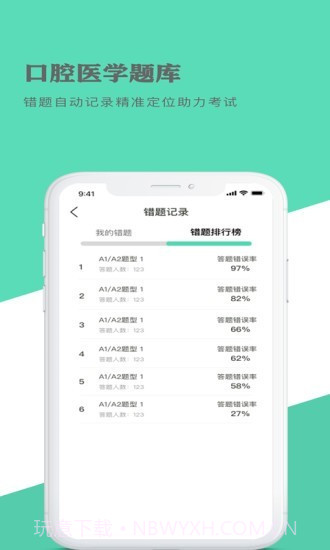口腔医学题库截图4 口腔医学题库截图4