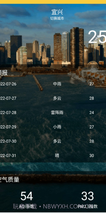 天气瓶截图1 天气瓶截图1