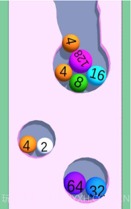 挖沙落球2048截图2