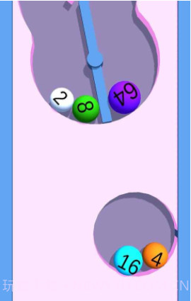 挖沙落球2048截图3