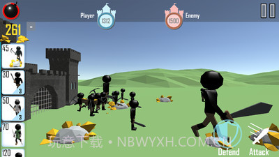 火柴人战争3D截图2 火柴人战争3D截图2