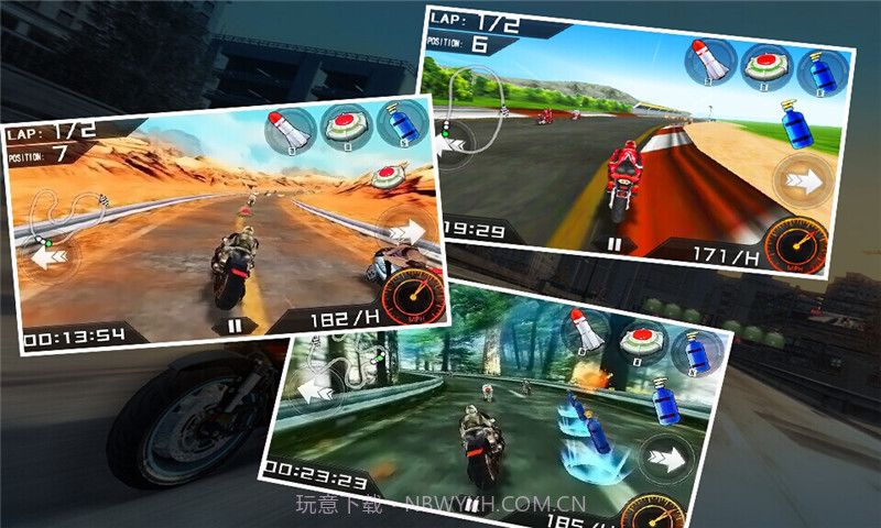 摩托飞车3DAPP截图1