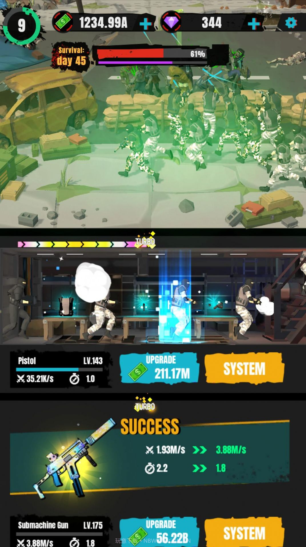 僵尸生存射击战争截图1 僵尸生存射击战争截图1