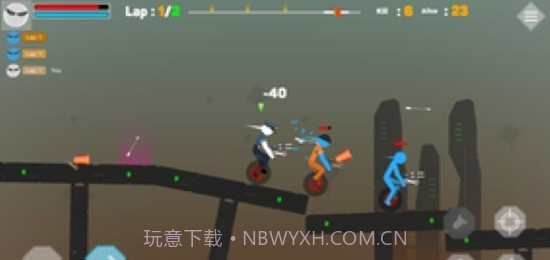 火柴人独轮车求生截图2