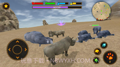 野生犀牛模拟器截图2 野生犀牛模拟器截图2