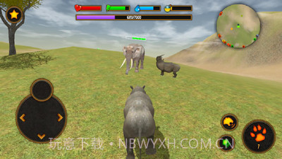野生犀牛模拟器截图3 野生犀牛模拟器截图3