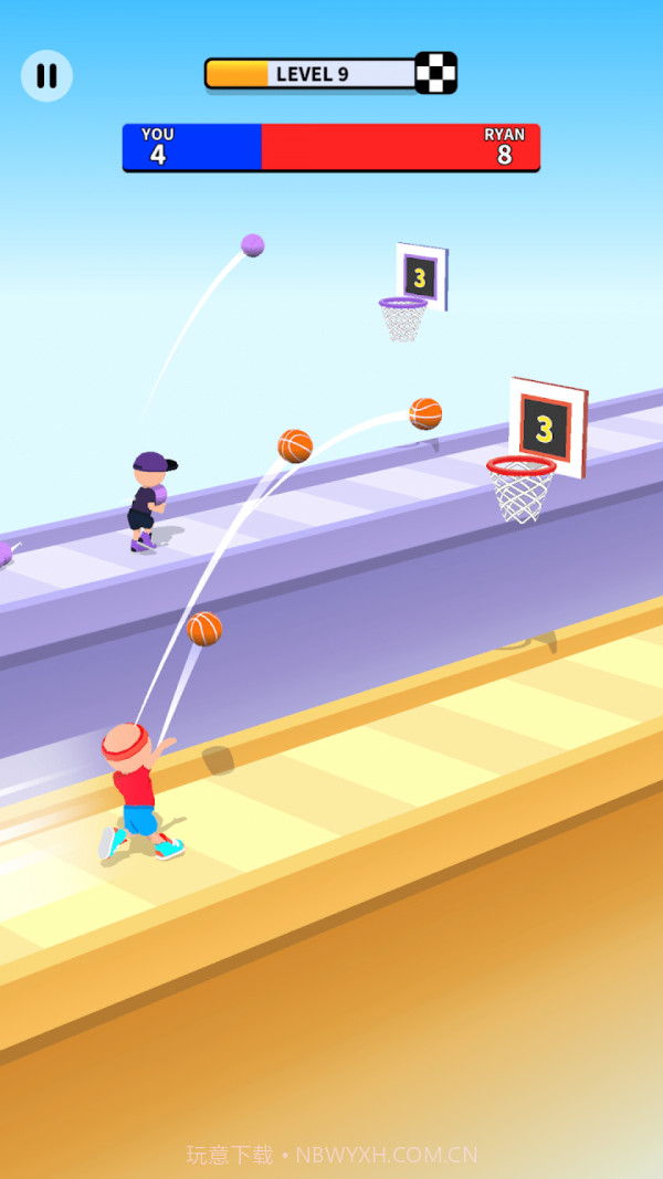 奔跑篮球截图2