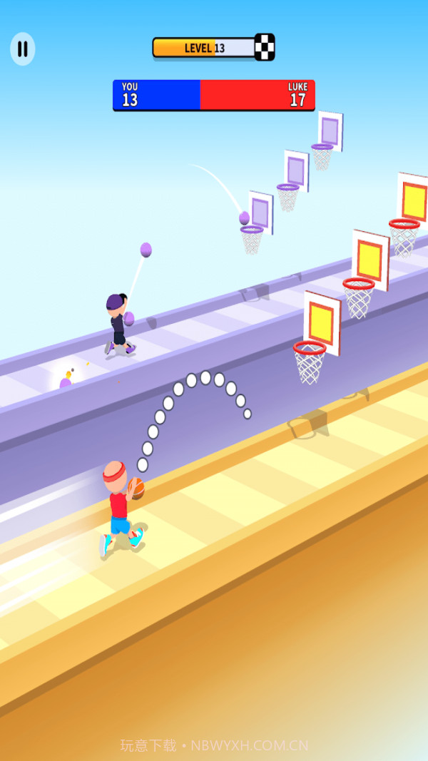 奔跑篮球截图1