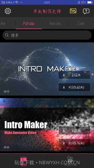 Intro Maker(片头制作)截图2 Intro Maker(片头制作)截图2