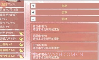 某某宗女修修炼手札无限灵玉阳气截图5