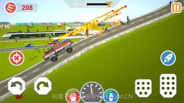 碾碎僵尸车手截图3